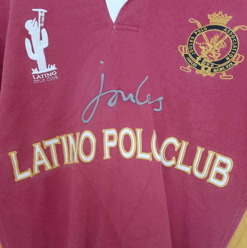 Joules Medium latino polo club polo shirt - Picture 2 of 11